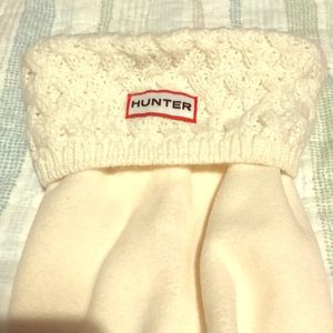 Hunter cream boot liner socks